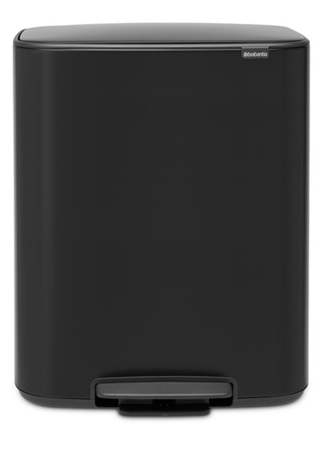 Basurero Pedal Bo 2 x 30 Litros Acero-0