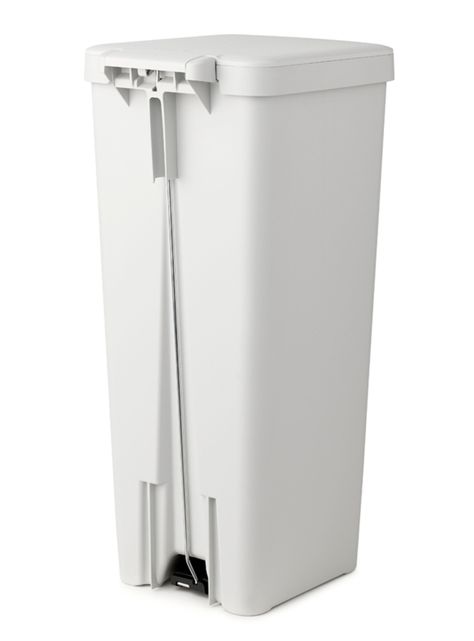Basurero Pedal Step Up 40 Litros Blanco-2