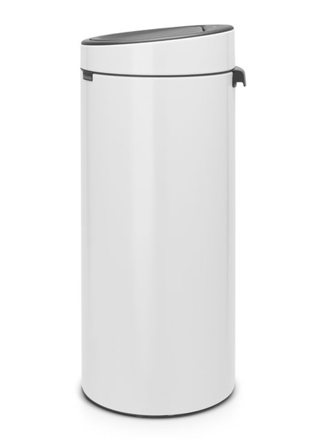 Basurero Touch New 30 Litros Blanco-1