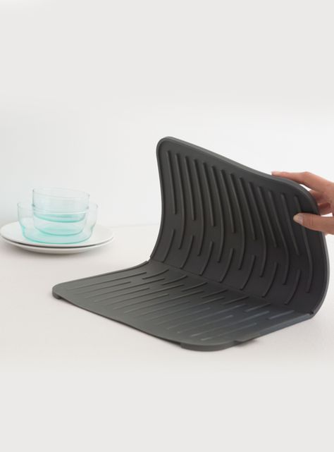 Bandeja Secaplatos Silicona Sinkside 44x32 cm Negro-2