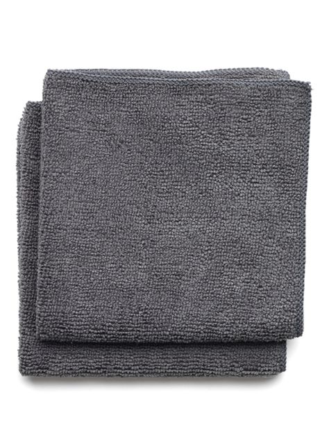 Set 2 Paños de Microfibra Sinkside 30x30 cm Tejido Negro-1