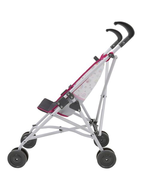 Coche Paraguas para Muñecas Rainbow Fun Gris/Blanco/Rosa-2