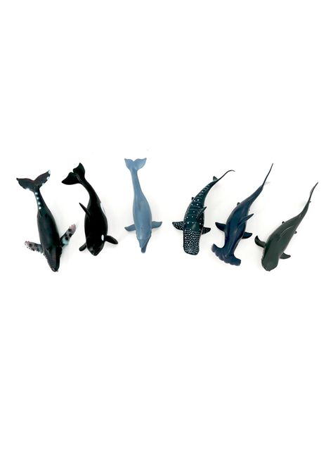 Set de Animales Marinos 6 Figuras 8"-0