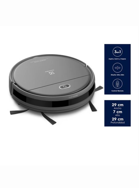 Aspiradora Robot ePower 3 en 1 ERB30 Gris-6