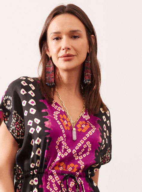 Vestido Estampado Shibori-2