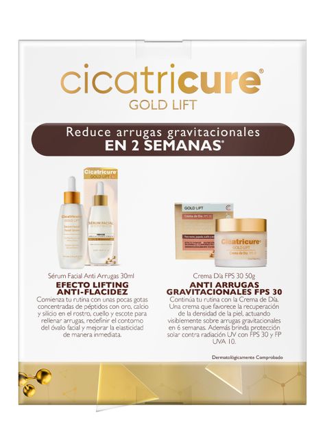 Set Cicatricure Gold Lift Crema Dia 50 g + Serum 30 ml-1