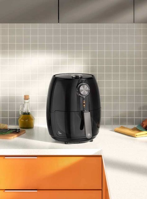 Freidora de Aire 3.2 Litros 1400W MAF15 Negro-3