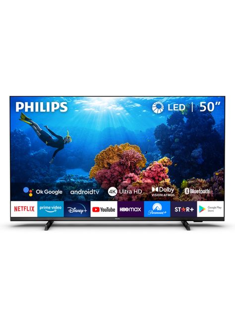 LED 50” UHD 4K 50PUD7406 Android Smart TV-0