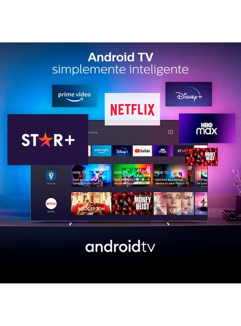 LED Ambilight 50” UHD 4K 50PUD7906 Android Smart TV-5