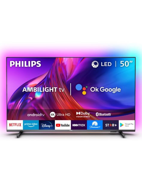 LED Ambilight 50” UHD 4K 50PUD7906 Android Smart TV-0