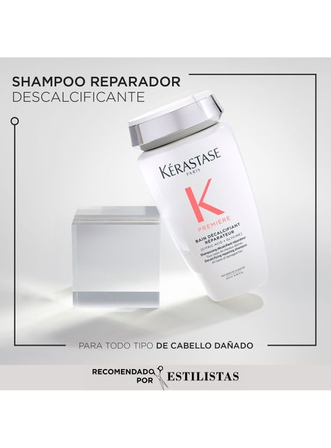 Shampoo Reparación Cabello Dañado Première Bain Décalcifiant Réparateur 250ml Kérastase-2