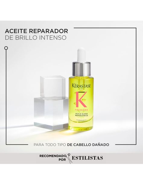 Aceite Reparación Cabello Dañado Première Huile Gloss Réparatrice 30ml Kérastase-2