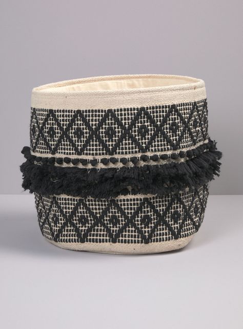 Canasto Negro 30 cm-0