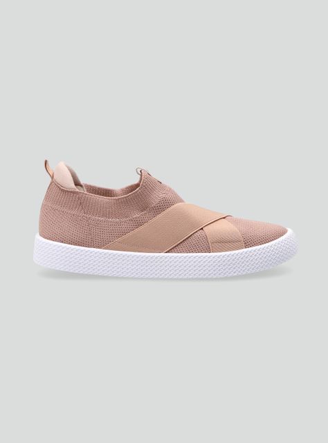 Zapatilla Urbana Comfort Textil con Elástico Mujer-1