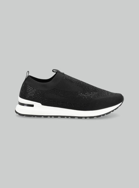 Zapatilla Urbana con Strass Mujer-1
