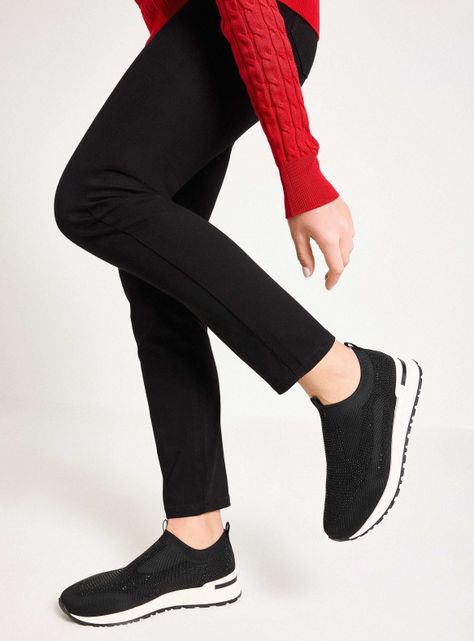 Zapatilla Urbana con Strass Mujer-0