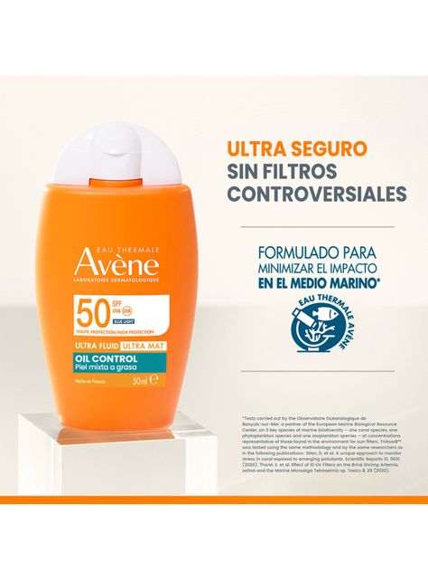 Protector Solar Ultra Fluid Ultra Mat Oil Control 50ml SPF50+ Avène-4