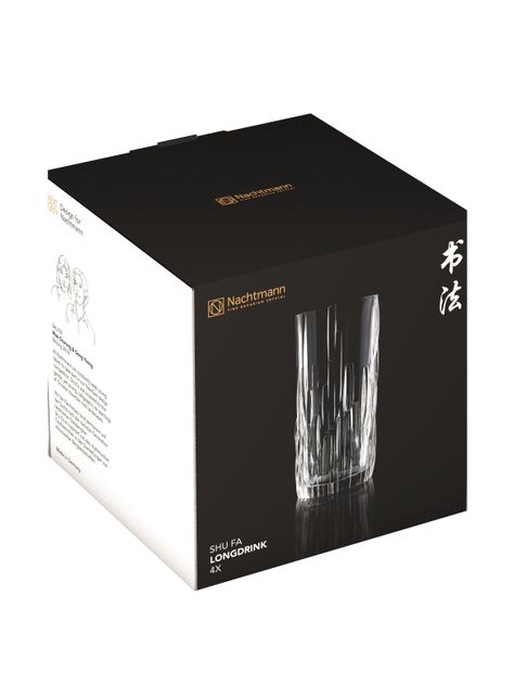 Set 4 Vasos Cristal Whisky Shu Fa Longdrink-3