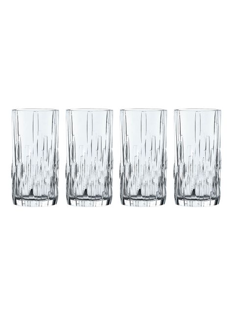 Set 4 Vasos Cristal Whisky Shu Fa Longdrink-0