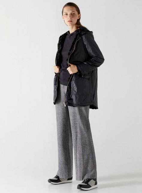 Chaqueta Reversible Peludo Cortefiel-3