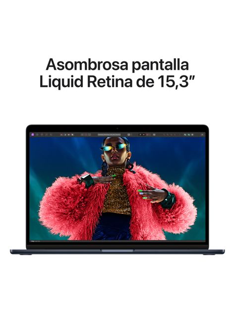 Apple MacBook Air 15" M3 8n CPU 10n GPU 8GB RAM 256GB SSD Color Medianoche-5