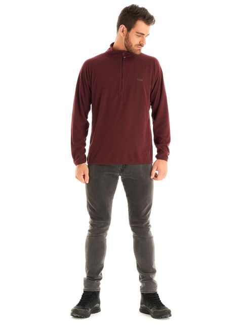 Polerón Jacaranda Zip y  Capucha-4