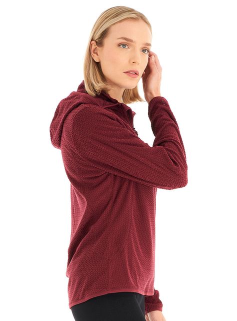 Polerón Design Nano-F 1/4 Zip Jacaranda  Hoody-2