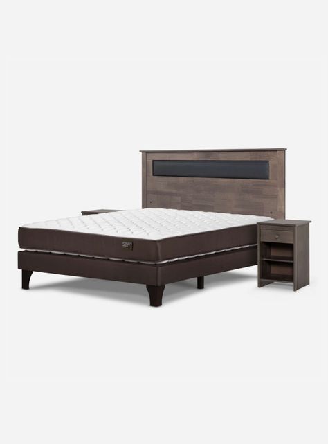 Cama Europea Ergo T 2 Plazas + Set de Muebles-0