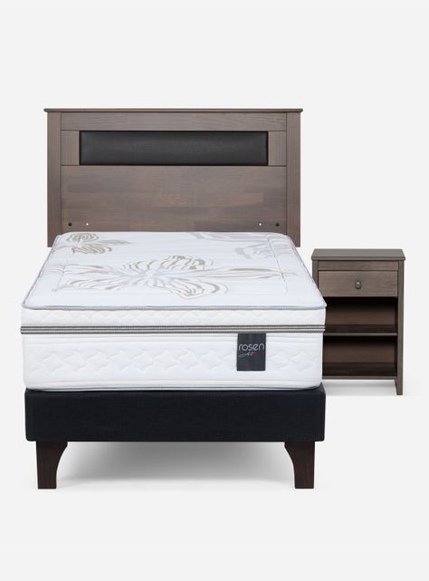 Cama Europea Art 4 1.5 Plazas + Set Muebles Ferrara-1