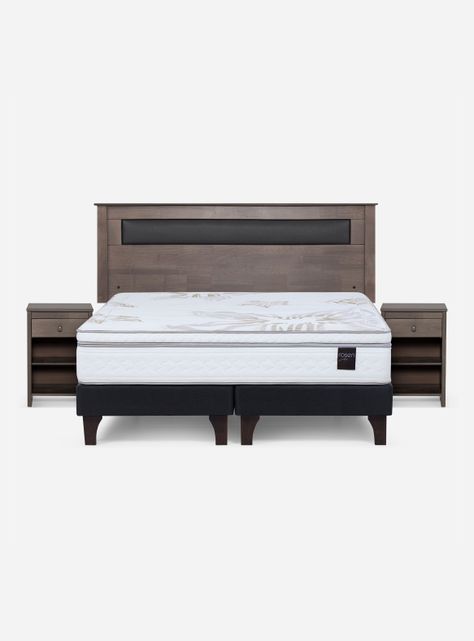 Cama Europea Art 4 King + Set Muebles Ferrara-1