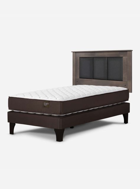 Cama Europea Ergo T 1.5 Plazas x200 cm + Respaldo Rachel-0