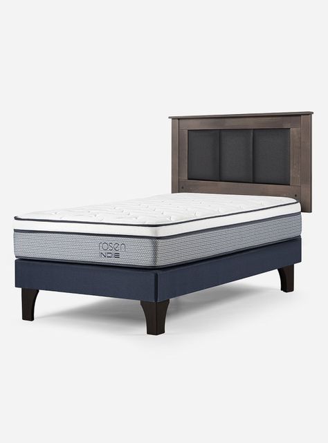 Cama Europea Indie 1.5 Plazas Respaldo-0