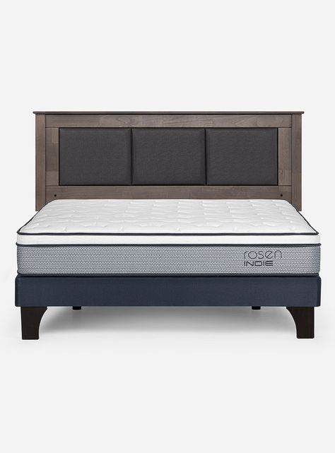 Cama Europea Indie 2 Plazas + Respaldo-1