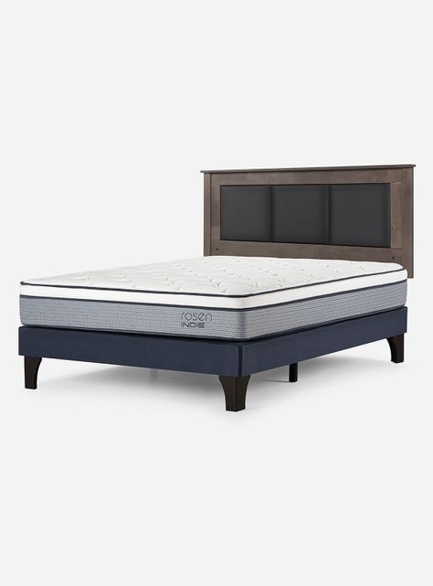 Cama Europea Indie 2 Plazas + Respaldo-0