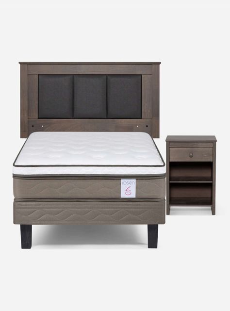 Cama Europea New Style 6 1 Plaza + Set Muebles Rachel-1