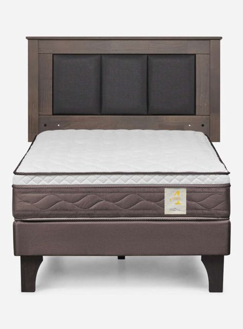Cama Europea New Style 4  Plus 1 Plaza Respaldo-1