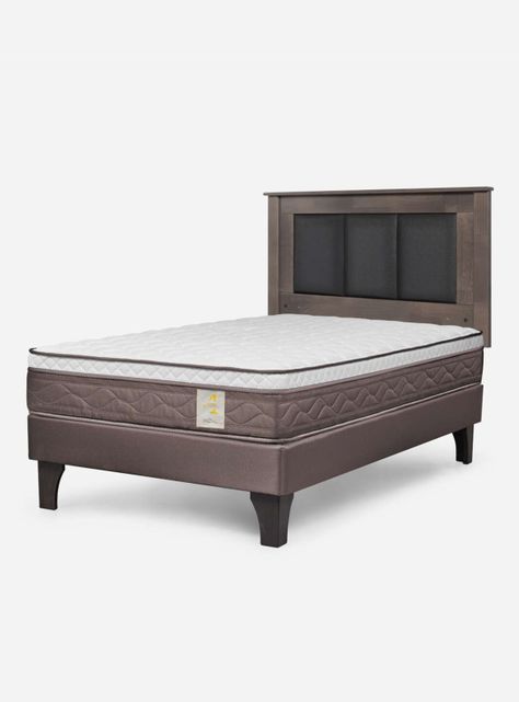 Camas Europeas New Style 4  Plus 1.5 Plazas Respaldo-0