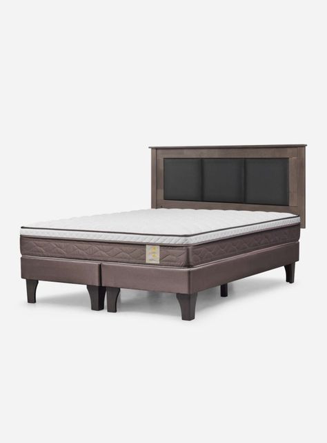 Cama Europea New style 4 plus King + Respaldo-0