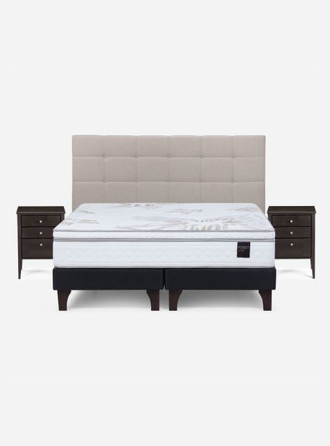 Cama Europea Art 4 Súper King + Set de Muebles Yssey-1