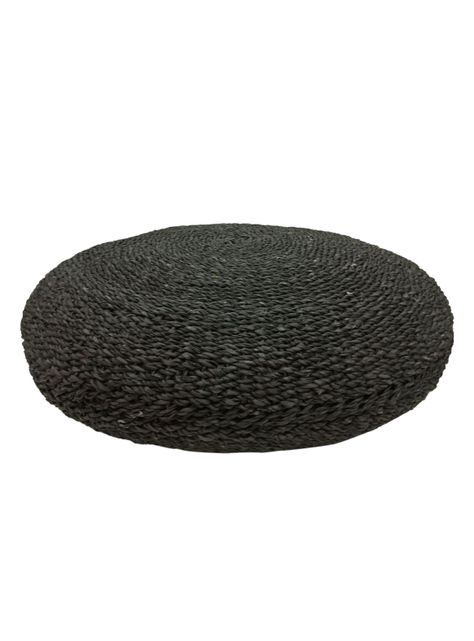 Cojín Suelo Negro 60x20 cm-0