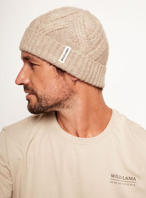 Gorro Cabos Reciclado Beige-1