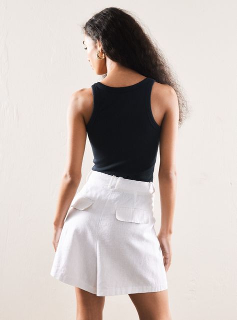 Polera Musculosa Tela Acanalada-1