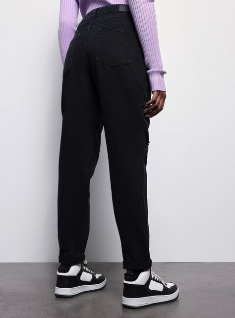 Jeans Boyfriend con Roturas-1