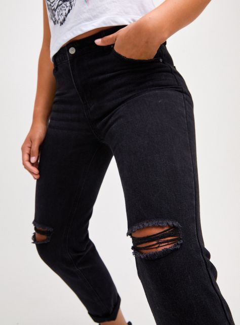 Jeans Boyfriend Roturas Rodillas-2