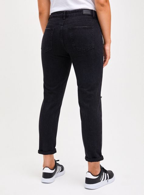 Jeans Boyfriend Roturas Rodillas-1
