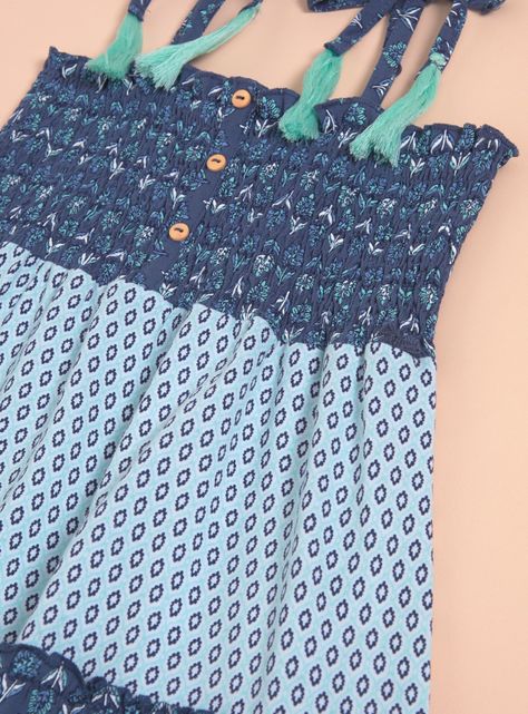 Vestidos con Cortes y Tirantes Full Estampado-4