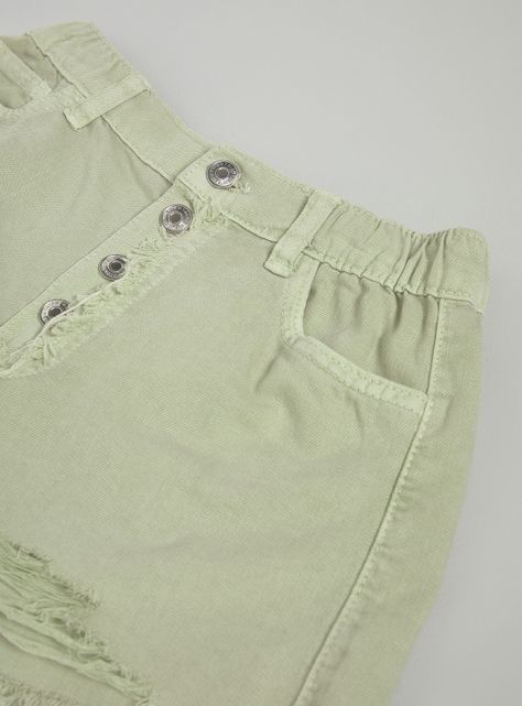 Short Botones Twill Color-2