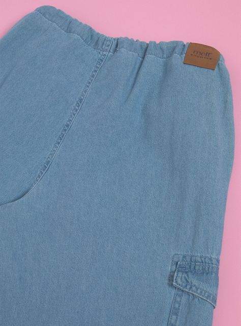 Pantalón Bolsillos Cargo Jeans-4
