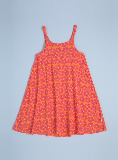 Vestido Estampado Detalle en Espalda-0