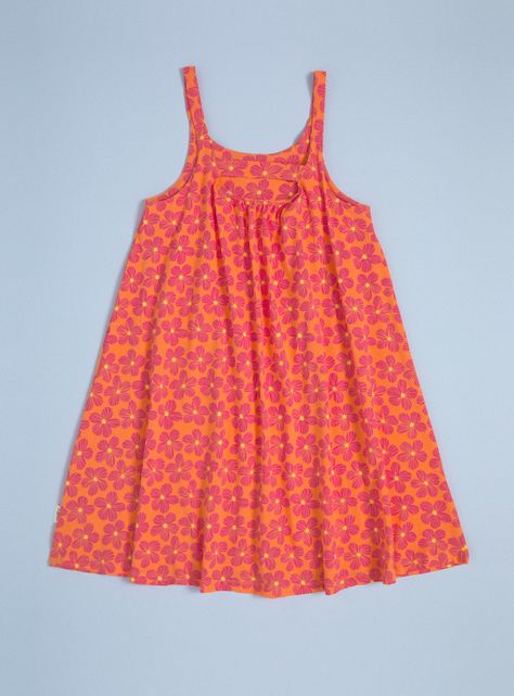 Vestido Estampado Detalle en Espalda-1